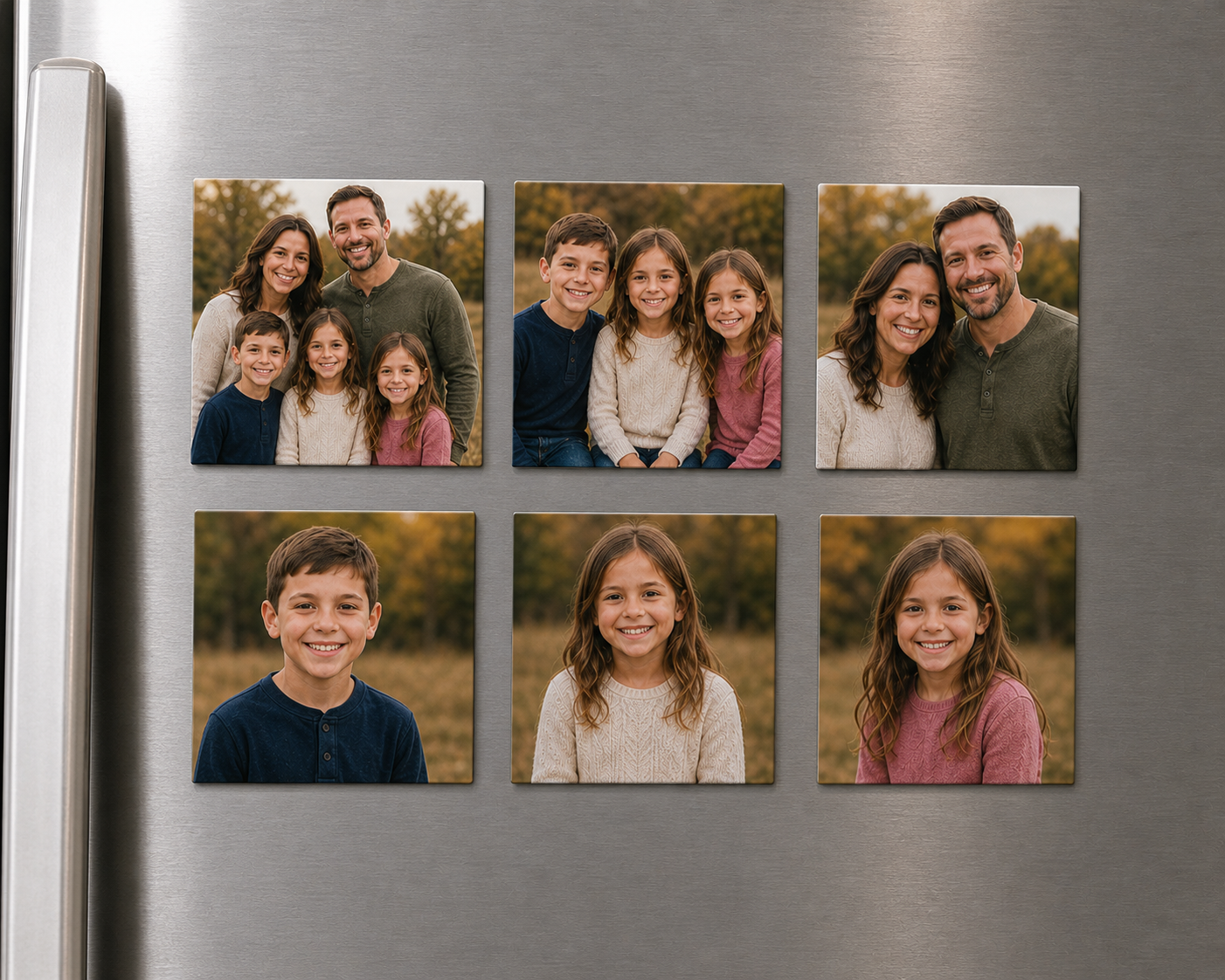 Custom Photo Magnets (Set of 6)