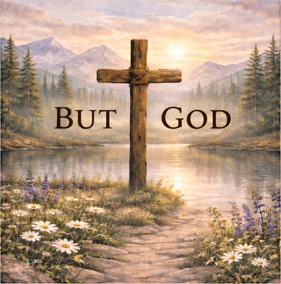 "But God" Magnet