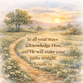 Bible Verse Magnet - Proverbs 3:6
