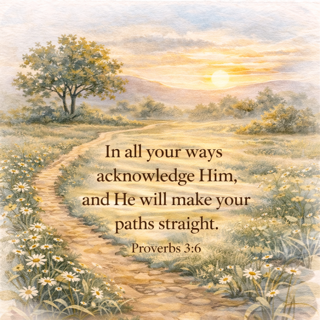 Bible Verse Magnet - Proverbs 3:6